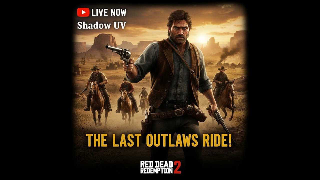 खतरनाक डाकुओं का सफर! 🤠 Red Dead Redemption 2 LIVE (Shadow UV)