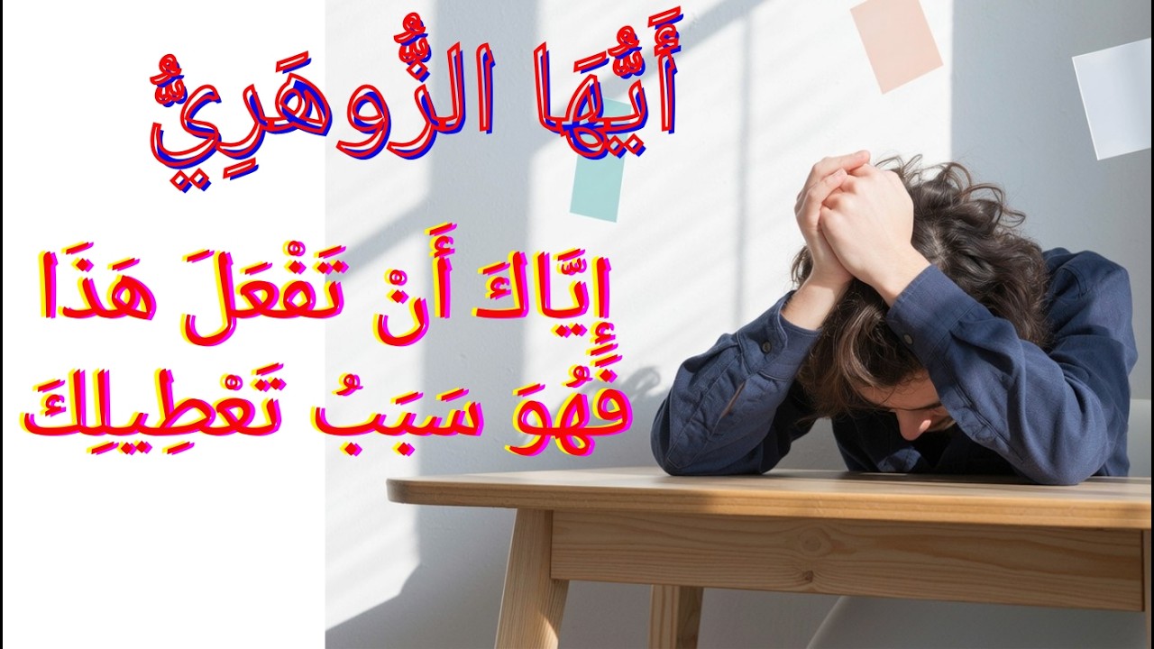 أَيُّهَا الزُّوهَرِيُّ إِيَّاكَ أَنْ تَفْعَلَ هَذَافَهُوَ سَبَبُ تَعْطِيلِكَ