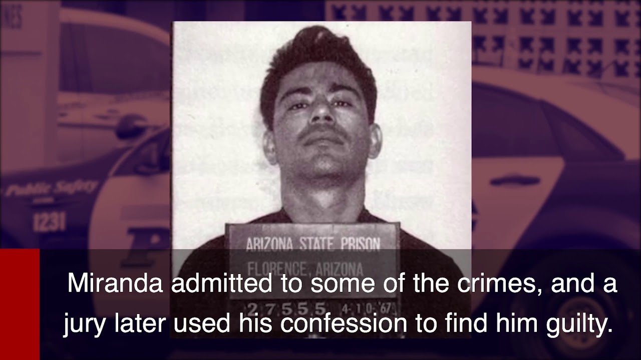 8 US Supreme Court cases - Miranda v Arizona