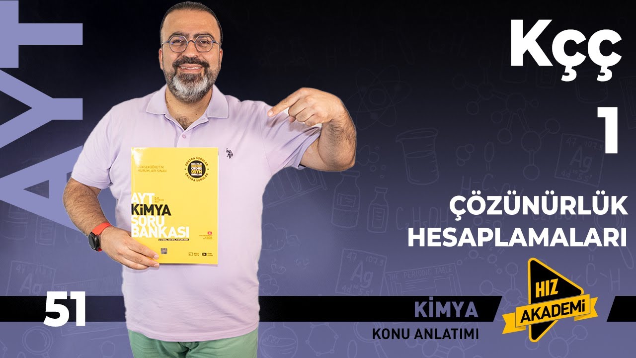 AYT - Çözünürlük Dengesi Kçç - 1. bölüm | Çözünürlük - 46 Soru!