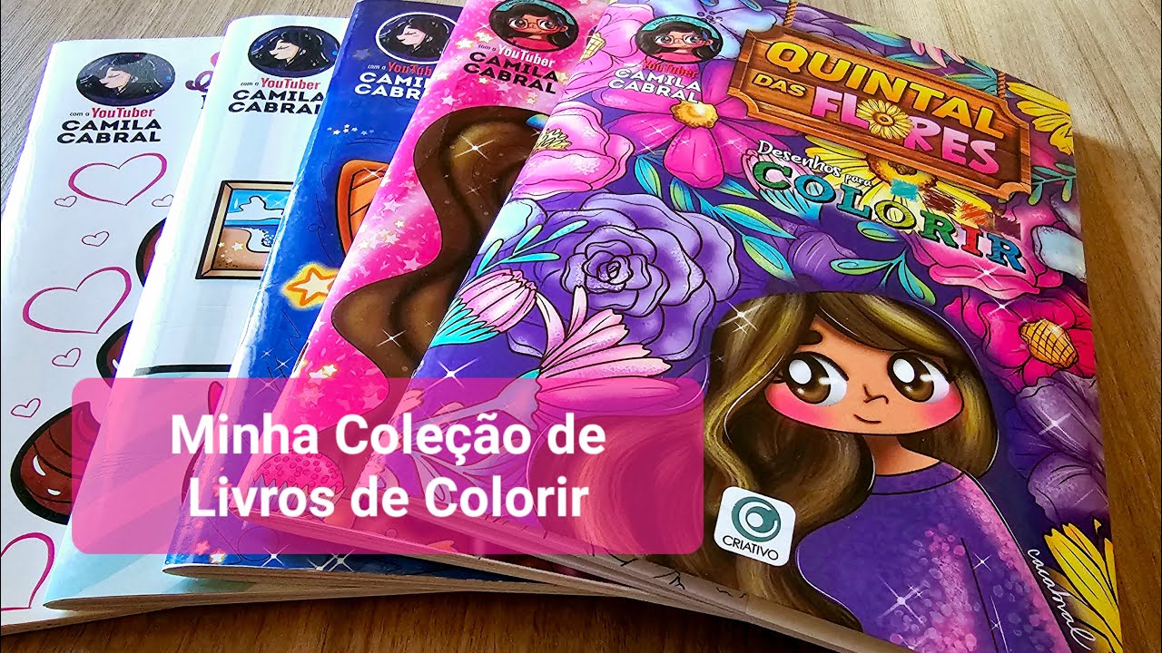 Coleção dos meus Livros de Colorir