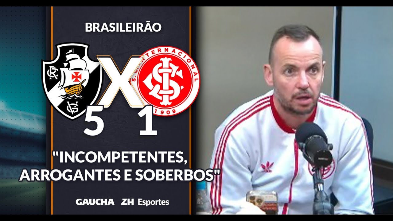VAGUINHA DISPARA CONTRA DIREÇÃO E COMISSÃO TÉCNICA COLORADA | VASCO 5x1 INTER | 28/11/2025