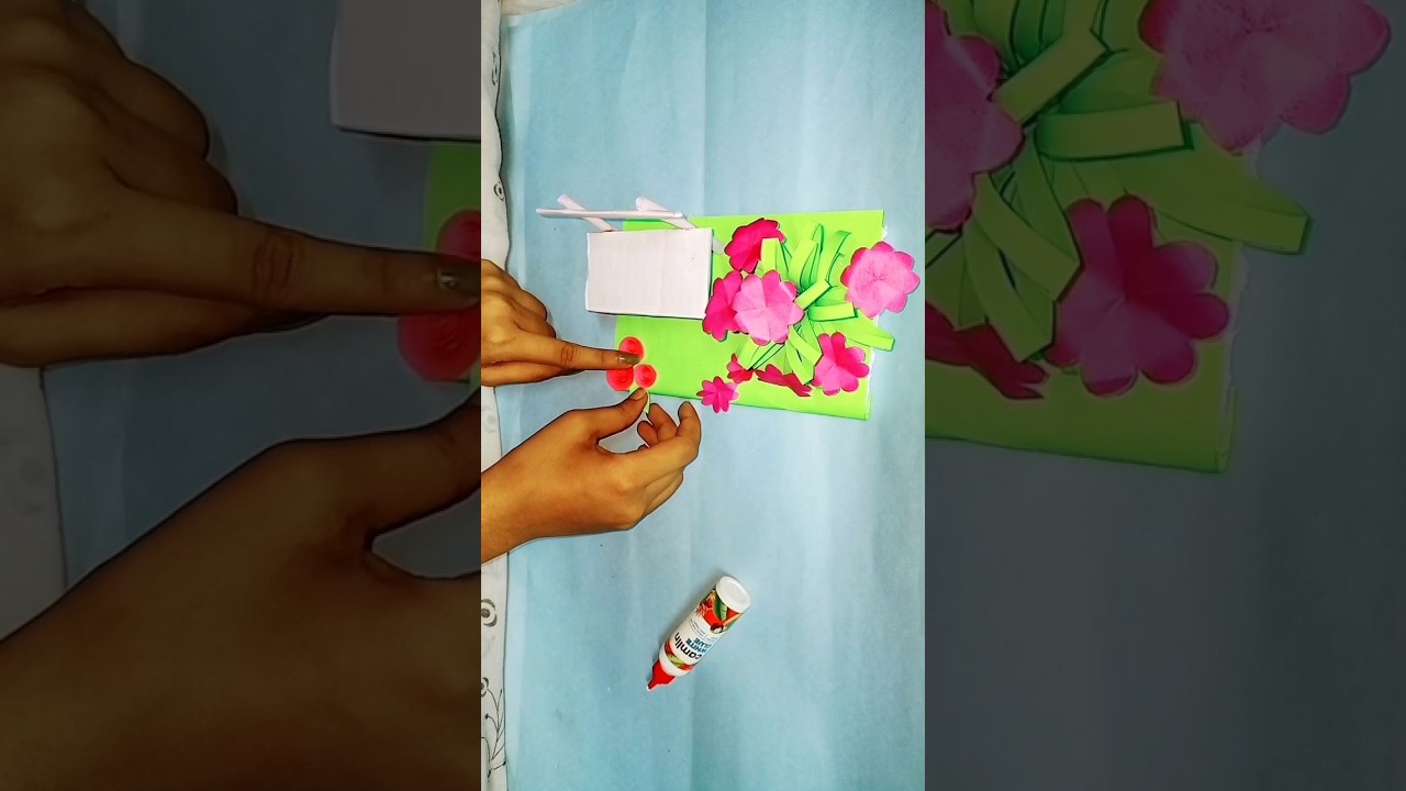 Beautiful Paper Park Bench | How To Make Paper Bench | Paper Mini Cute Bench | #park #bench #shorts