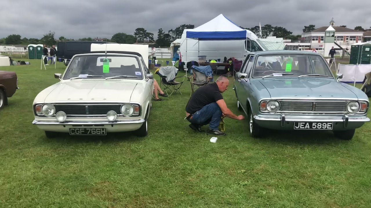 Ford Cortina MkII Owners Club 2021 National Rally at Stratford Upon Avon Racecourse
