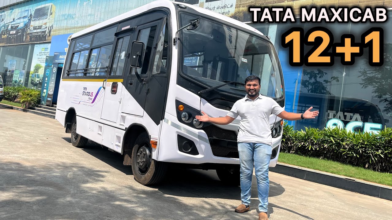 TATA’வின் MARCOPOLO😍 MAXICAB சிறந்ததா💯? | 12+1 SEATER | FULL REVIEW IN TAMIL