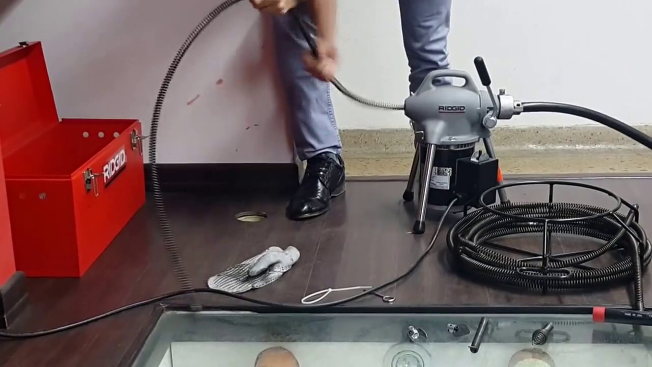 Destapadora K50 o sonda electrica K50 RIDGID Modo de Uso