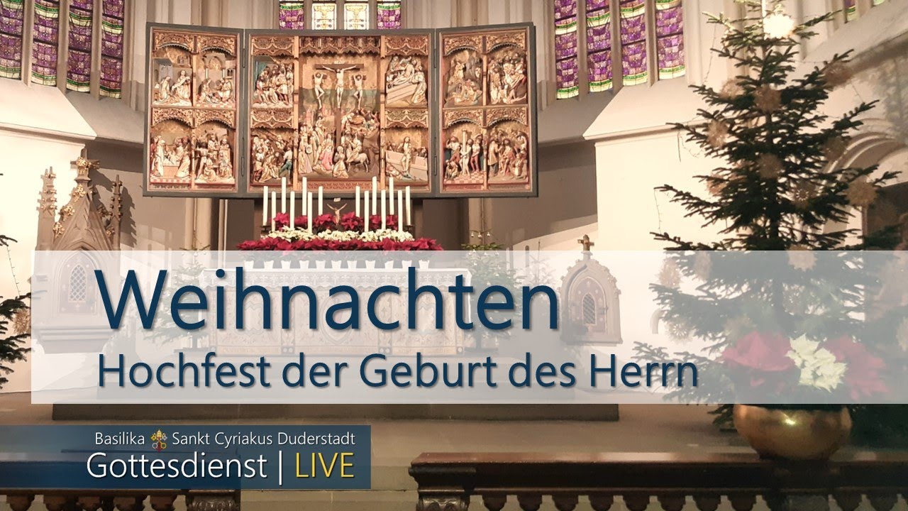 24.12.2025 | 17.00 Uhr | Katholischer Gottesdienst LIVE | Basilika St. Cyriakus Duderstadt/Eichsfeld