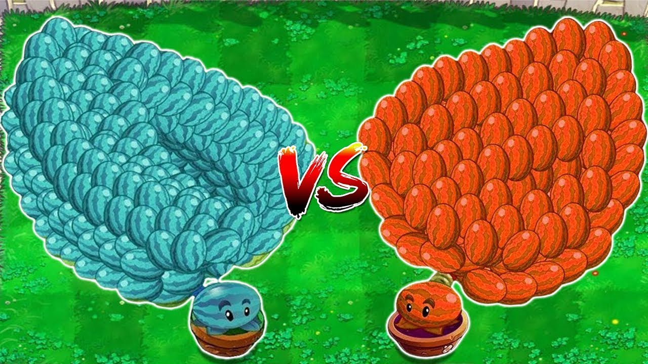Melon Ice vs Melon Fire | Plants vs Zombies Battle | Who Is Stronger?
