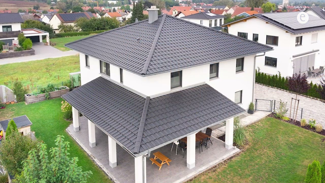Muster-Objekte mit Ergoldsbacher Dachziegeln aus dem Jahr 2021