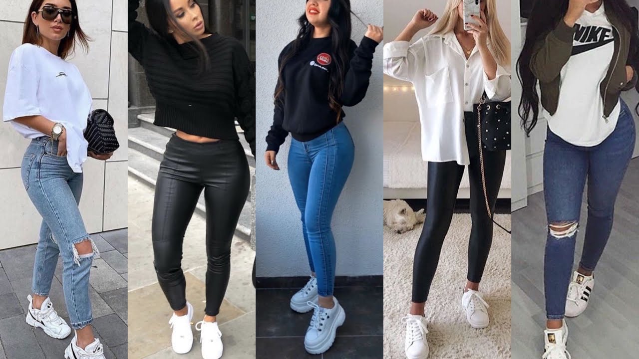 MODA 2025-26 OUTFITS CÓMO Vestir CON ROPA  BÁSICA Y SENCILLA LOOKS CASUALES PARA MUJER TENDENCIAS 26