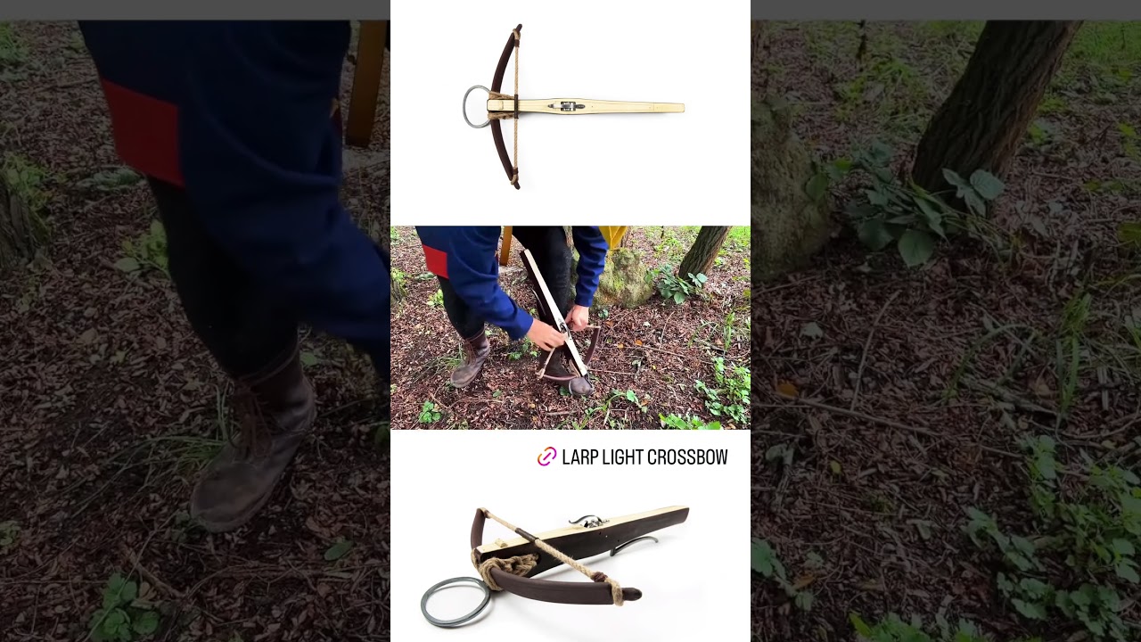 LARP light crossbow 🎯 #larp #history #toy #cosplay #fantasy #medieval #kcd2 #crossbow