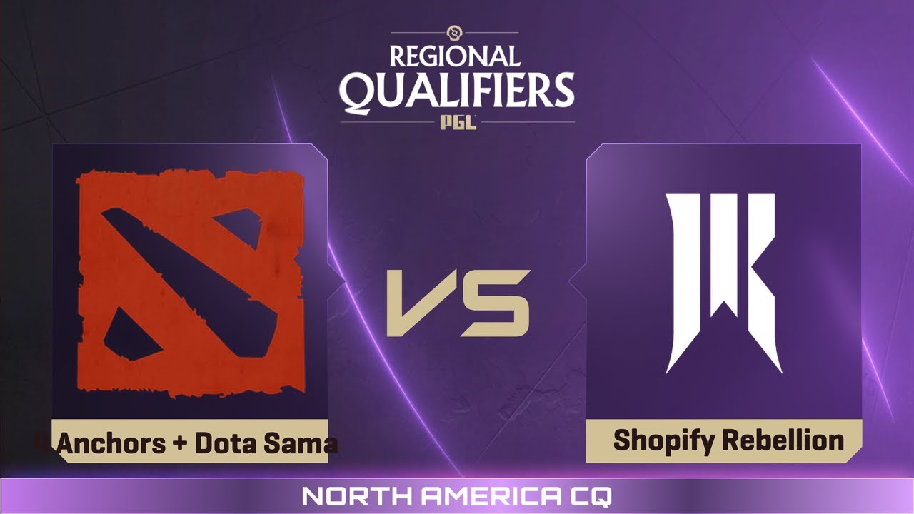4 Anchors + Dota Sama проти Shopify Rebellion | Гра 1 | The International - North America Closed Qu