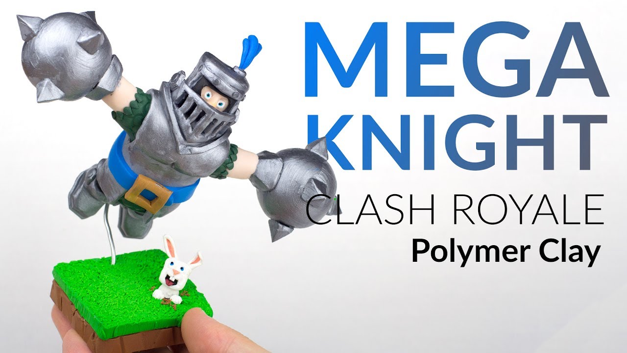Mega Knight (Clash Royale) – Polymer Clay Tutorial