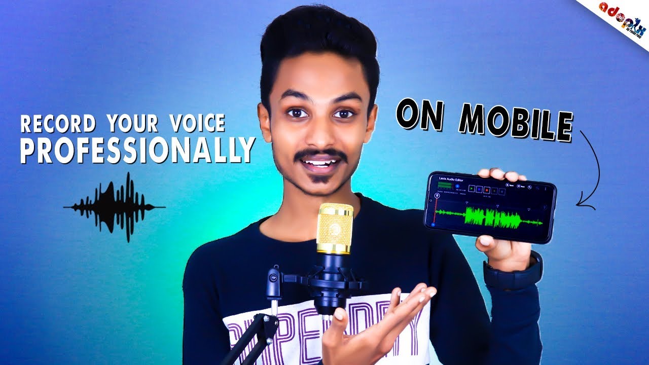 Record Your Voice Professionally on Your Smartphone🎙️ഇനി ക്യാഷ് കൊടുത്ത് MIC വാങ്ങേണ്ട 🤓