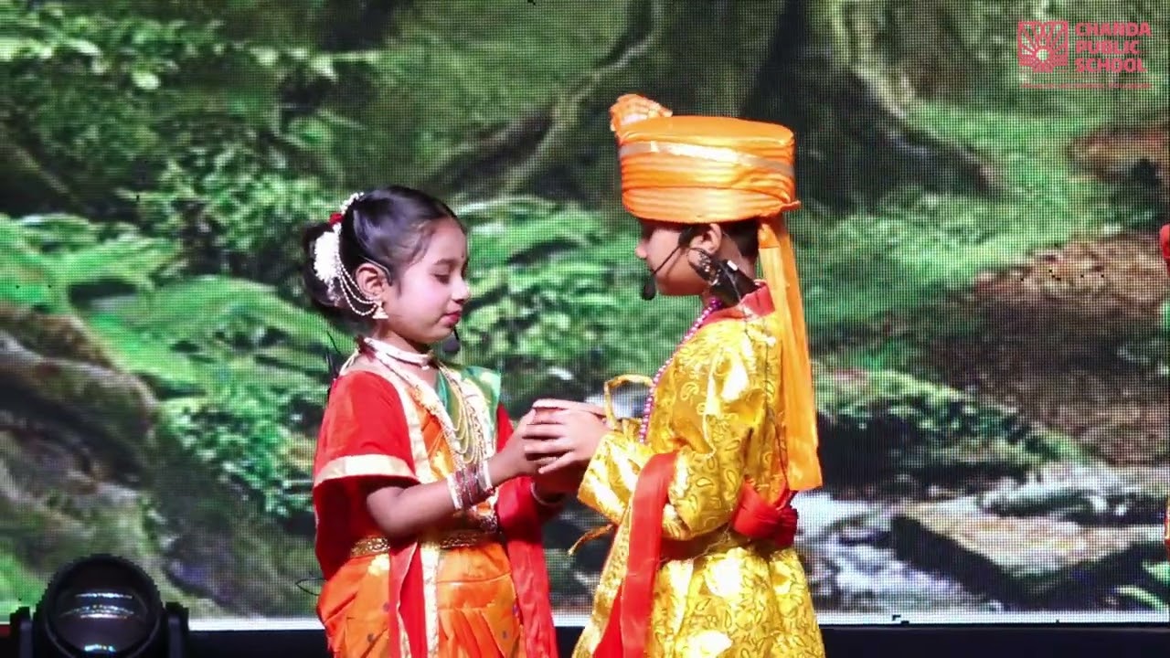 Powada Act : History of Chandrapur by of UKG Students  Chanda Public School in Symphony 2025-26