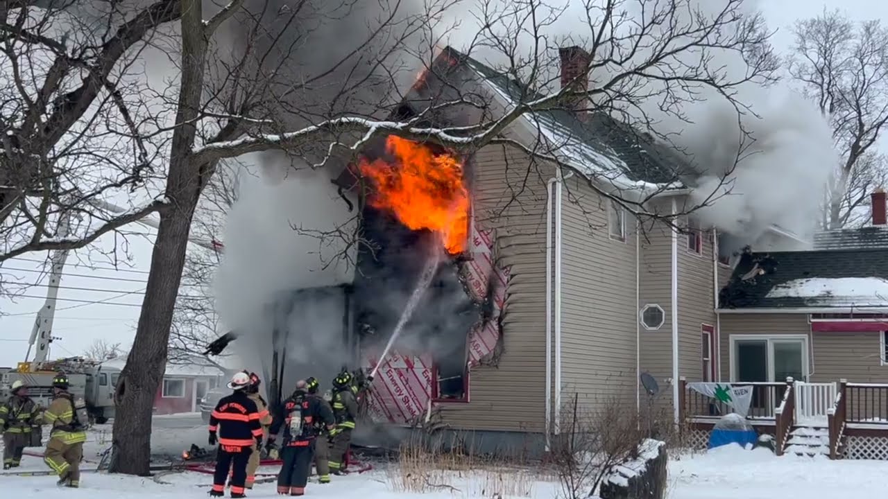 House fire in Corfu NY
