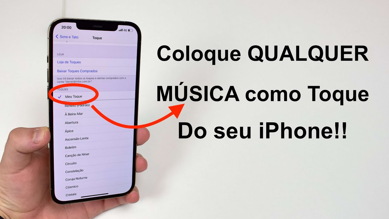 Como Colocar QUALQUER Música como Toque do iPhone!! (Grátis)