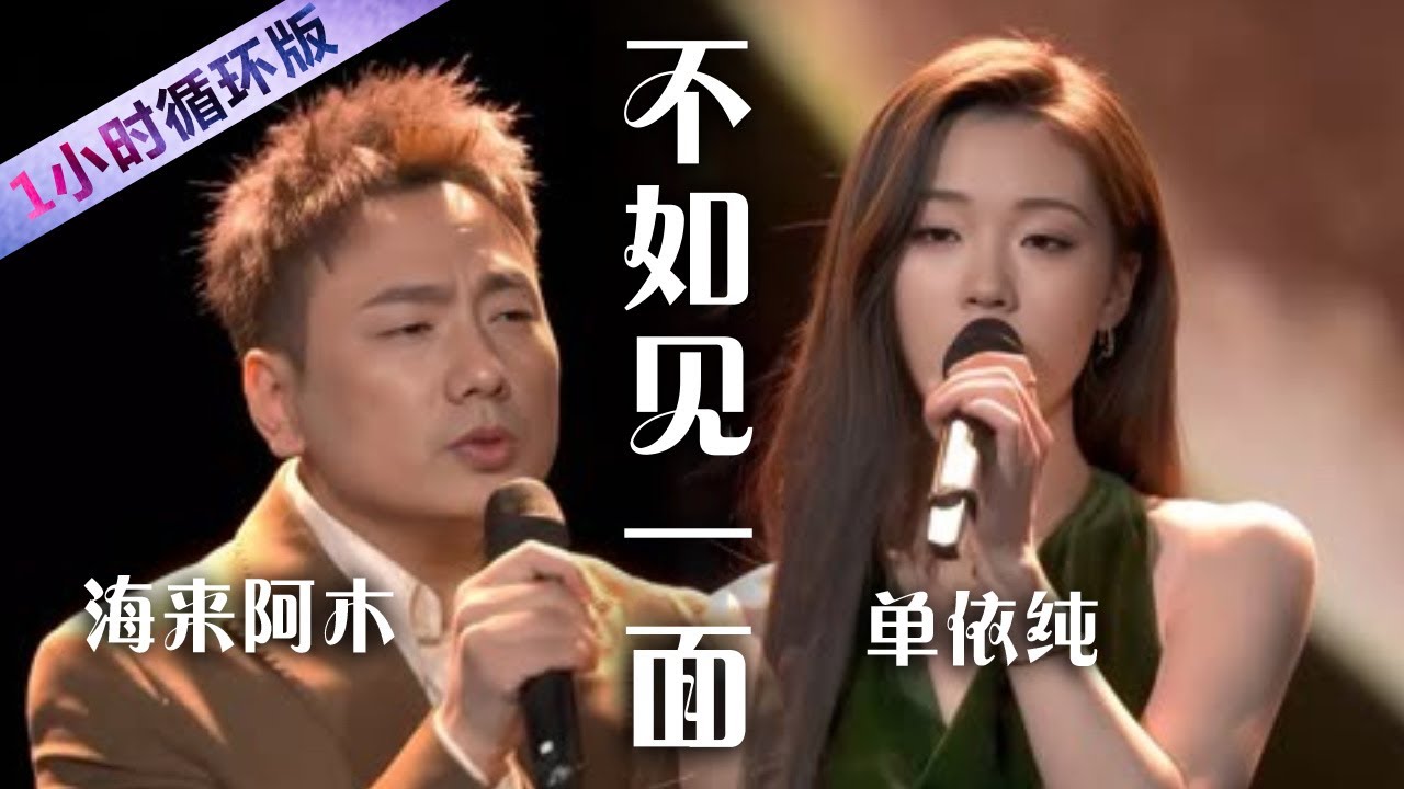 去见想见的人吧！海来阿木、单依纯深情演唱《不如见一面》温暖又治愈（一小时循环版）| 中国音乐电视 Music TV