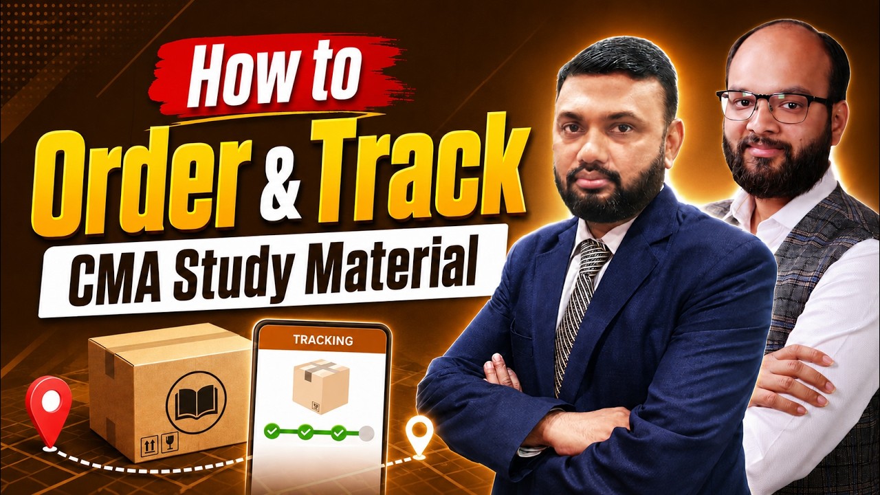 How to Track CMA Study Material | How to Order CMA Study Material | CMA Study Material Tracking
