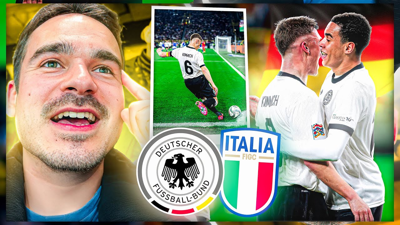 KIMMICH MASTERCLASS !! 😱🔥 DEUTSCHLAND vs ITALIEN Stadionvlog
