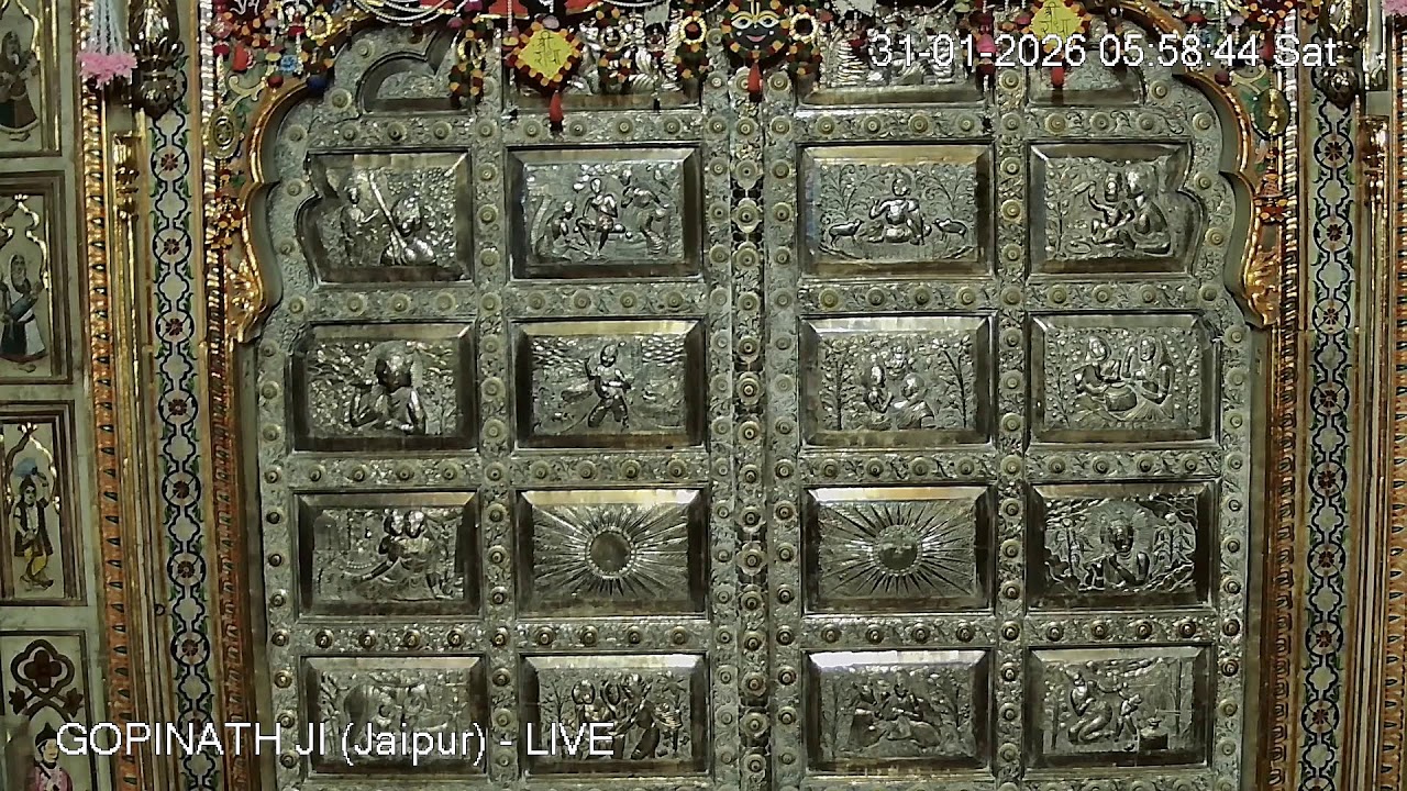 GOPINATH JI MANDIR (Jaipur) - LIVE DARSHAN (31st january 2026)