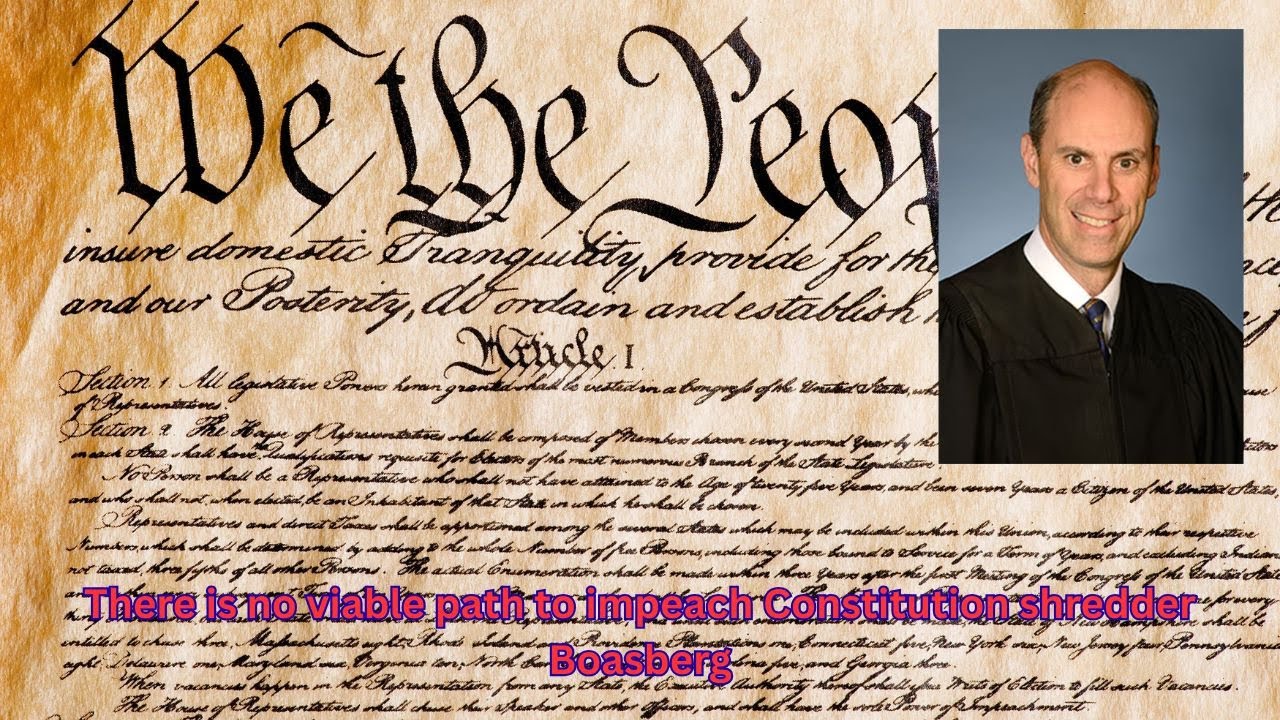 Even with people like Sen Cruz torching Boasberg, they have no ability to impeach him