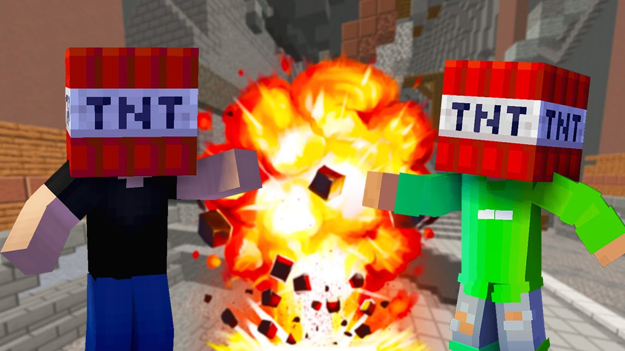 Z DENKOM SVA EKSPLODIRALA OD SMEHA!! | Minecraft TNT Minigames