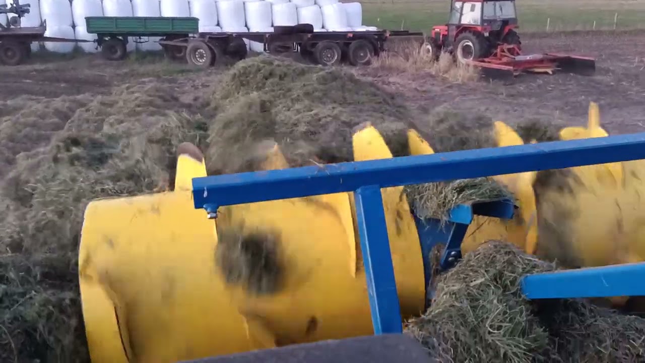 Wał do pryzm reck . Rozbijak pryzm sianokiszonka