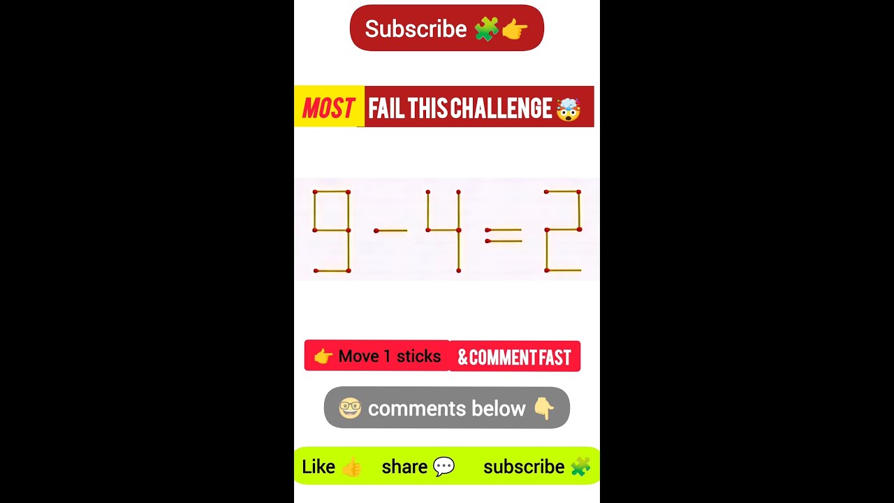 CAN YOU BEAT THIS CHALLENGE 10 SECOND⌛| Puzzle 🧩 | 