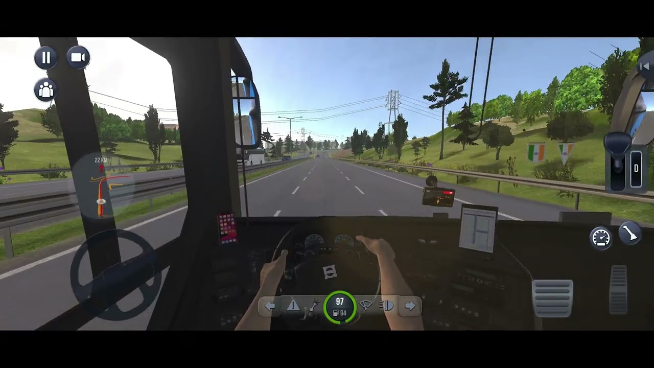 Bus Simulator Ultimate Volvo Bus Gameplay | No Commentary | Realistic Indian Driving Experience 🚌🔥