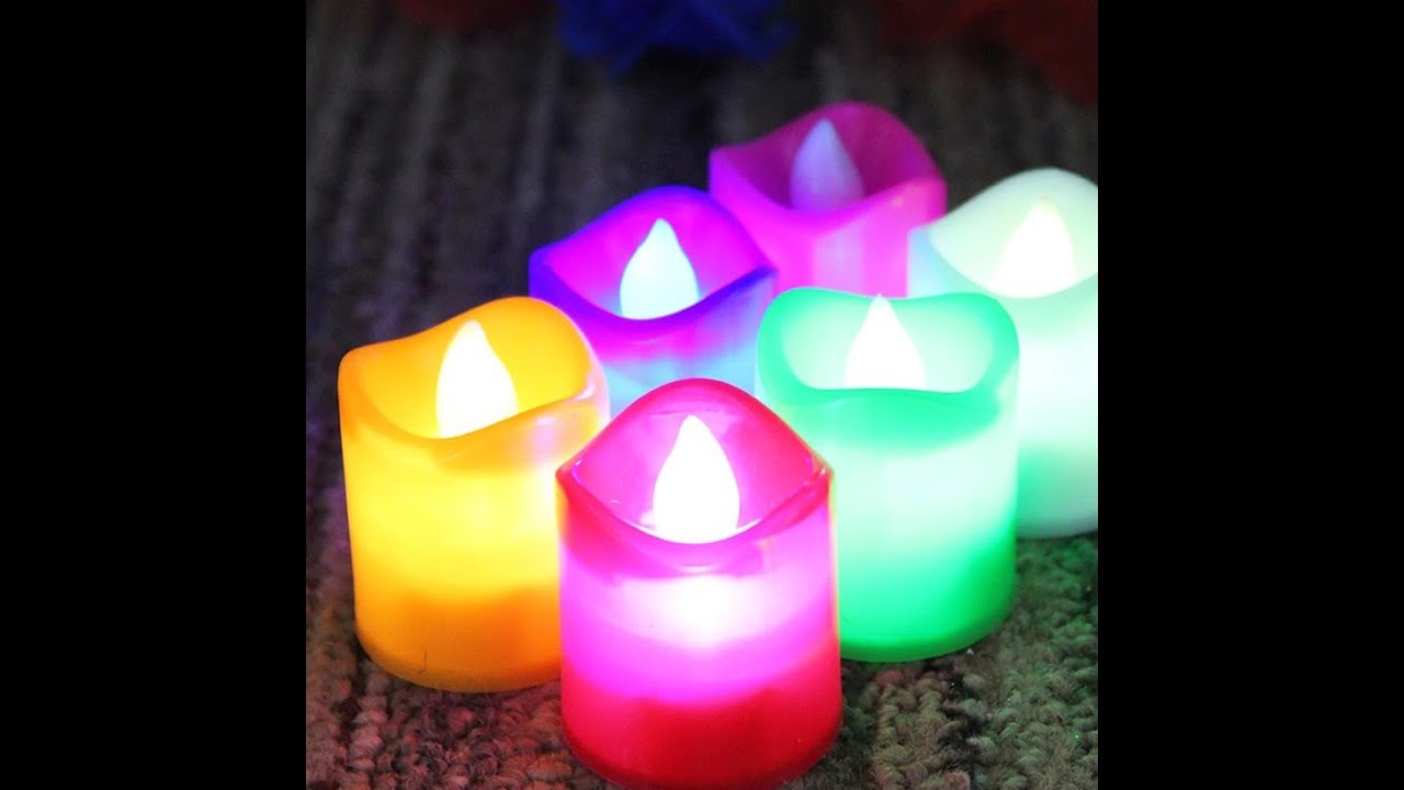 Diptify 0241 FESTIVAL DECORATIVE - LED TEALIGHT CANDLES (MULTI, 24 PCS)