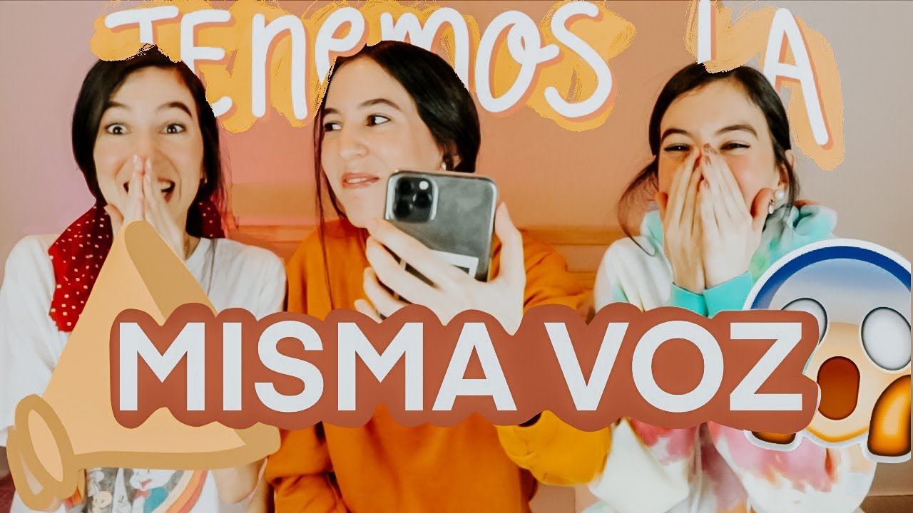 ¿TRILLIZAS Tienen la Misma Voz? *Confundimos a Nuestra Familia* | Triplets