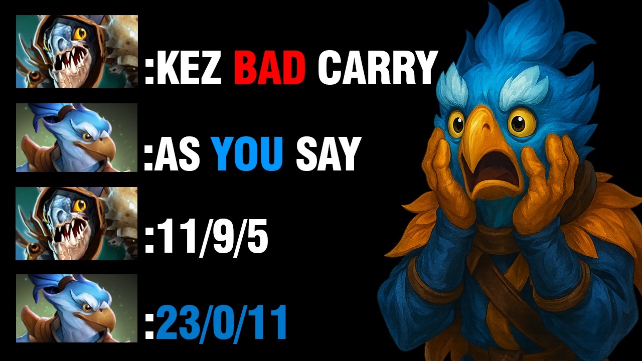 Immortal Kez Carry Goes 23 Kills | Patch 7.40c Gameplay