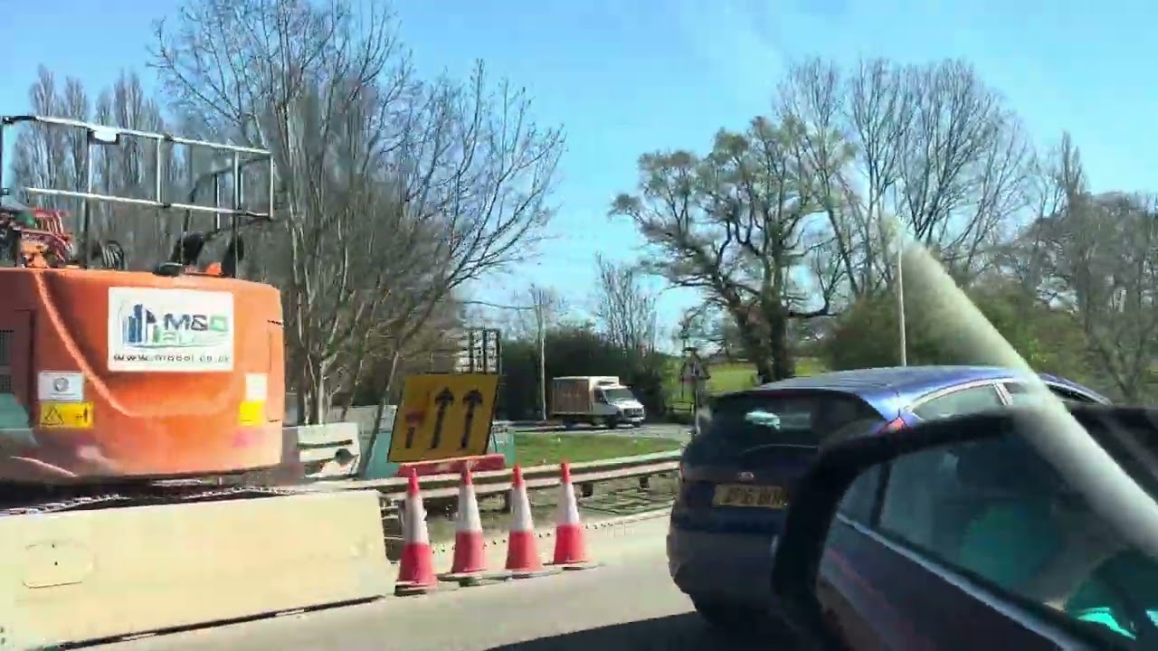 The upgrades on the A12 M25 junction