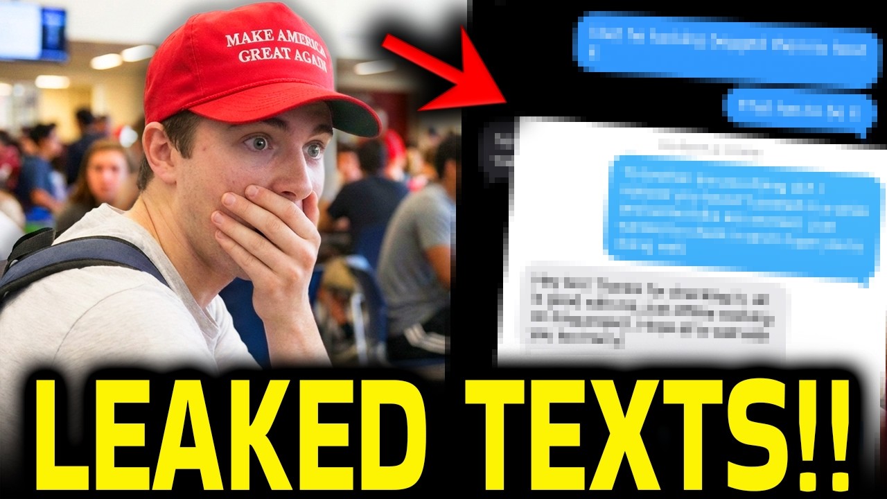 MAGA Students Caught In LEAKED TEXTS... IT'S BAD