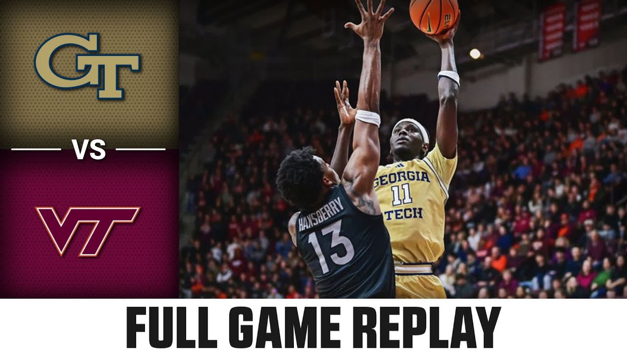 Georgia Tech vs. Virginia Tech Full Game Replay | 2025-26 ACC Men's Basketball