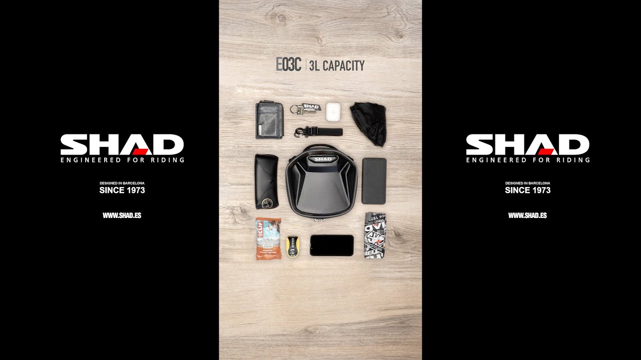 E03C Click System tank bag – 3L capacity