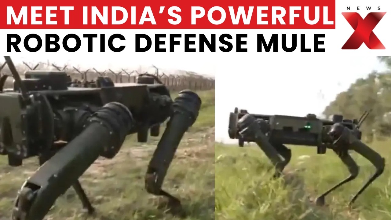 India’s Swadeshi Robotic Mule: AI-Powered Robot Conquers Mountains, Fire & Defense Operations