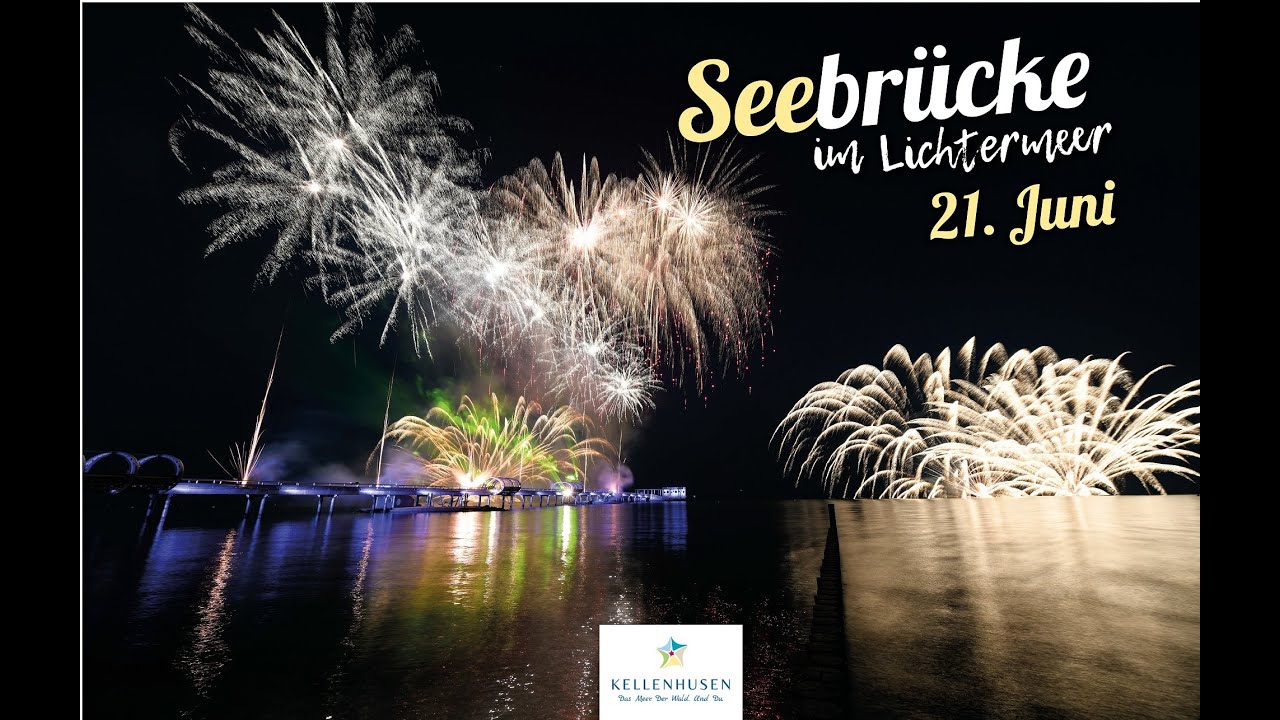 Seebrücke im Lichtermeer