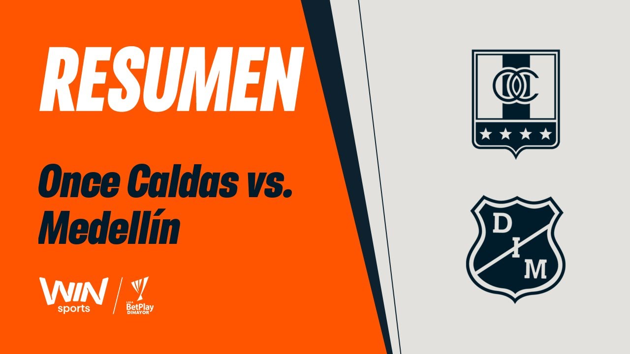 Once Caldas vs. Medell&iacute;n (resumen y goles) | Liga Betplay Dimayor 2025-2 | Fecha 15