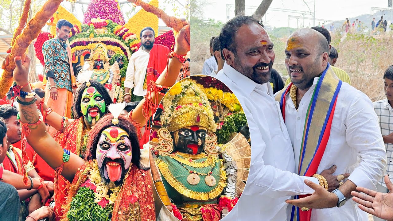 Boina Sai Yadav Bonam At Falaknuma Kali Mata Temple 2024 | Ghatam Uregimpu | Falaknuma Kali Mata