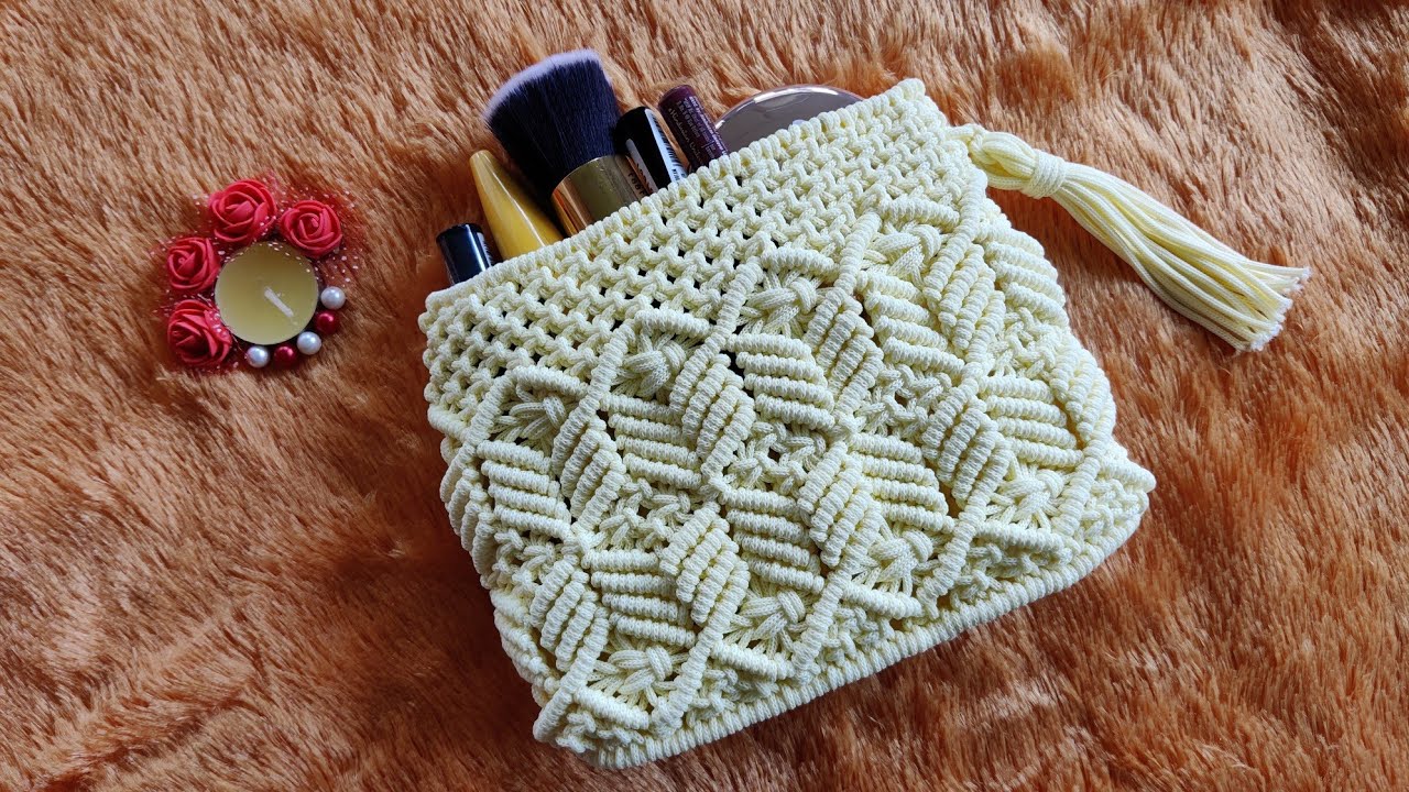 Macrame bag | Easy macrame bag tutorial