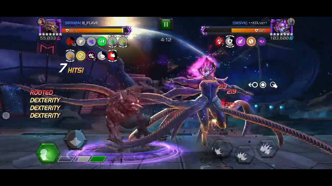 Mcoc - Alliance War 3 - Werewolf by Night Vs Imperiosa - Node 11
