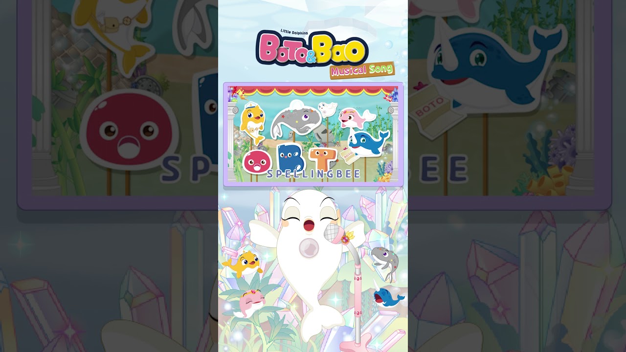 ♪ ABC Song with Cartoon #SpellingBee ♪ A to Z ABC Song for baby♬ #shorts