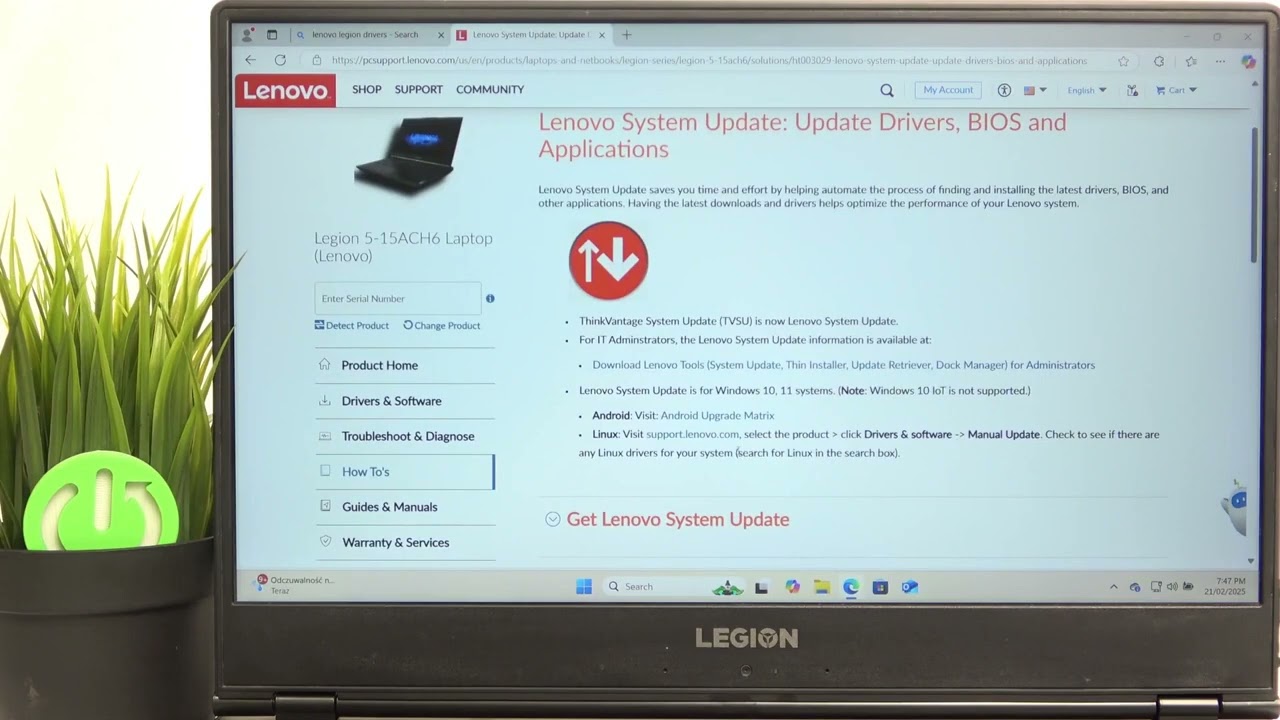 Comment mettre à jour et installer les pilotes sur LENOVO Legion