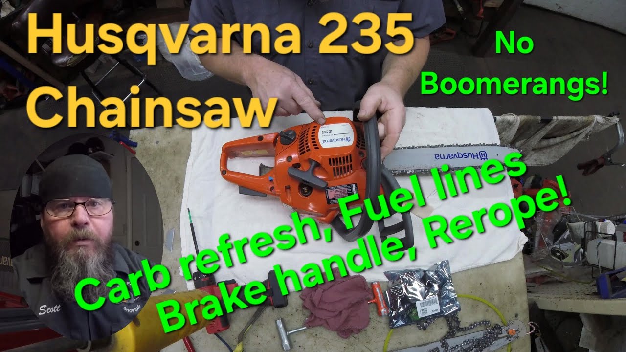 Husqvarna 235 Chainsaw Gets Four Different Repairs