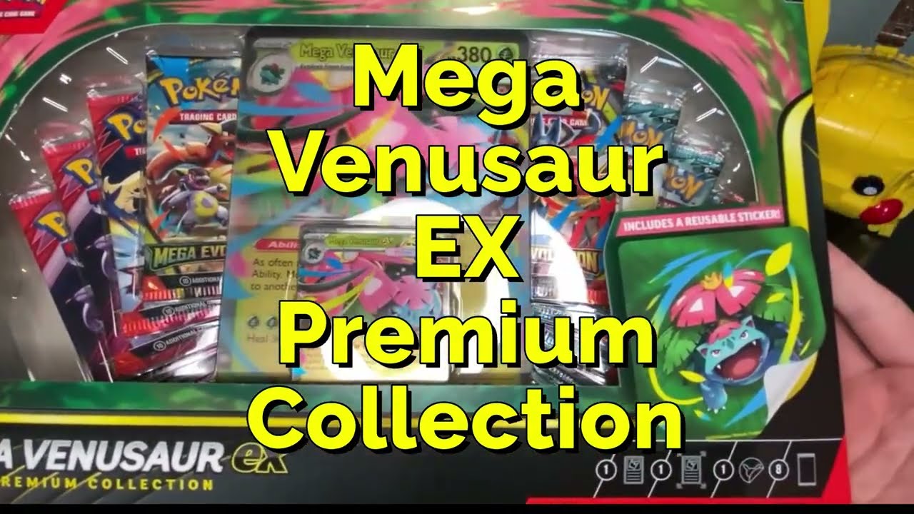 Mega Venusaur EX Premium Collection with PencilDota