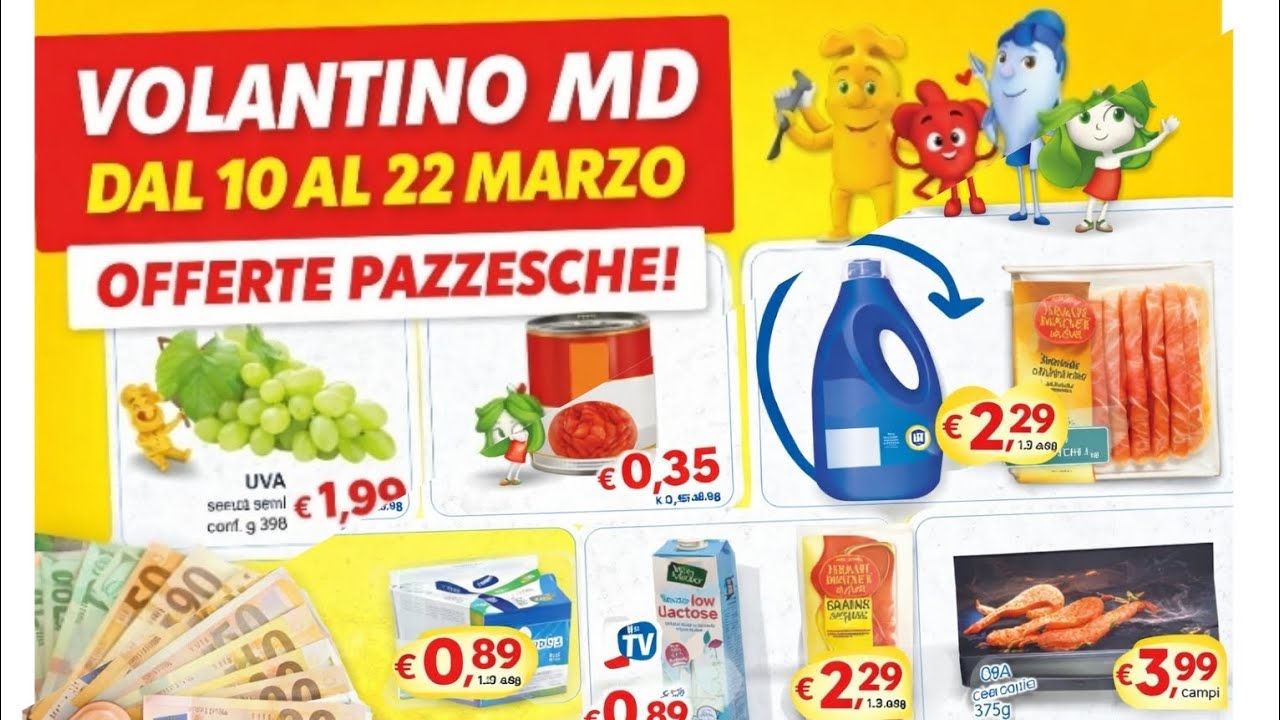 #volantino MD dal 10 al 22 marzo 2026 | super offerte  💥