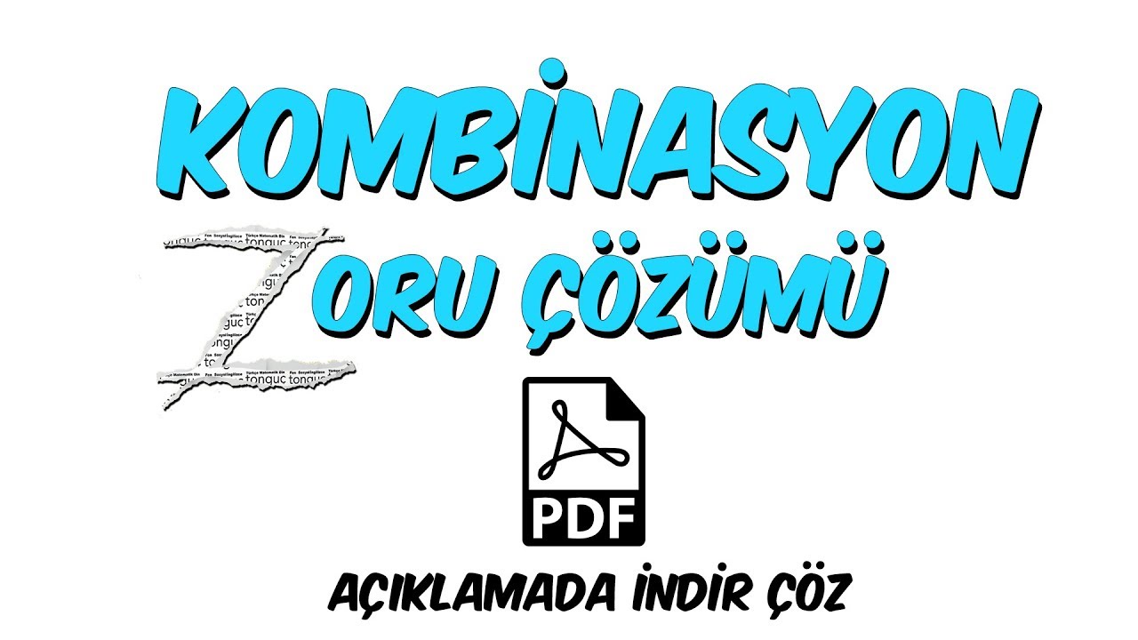 Kombinasyon Zoru Çözümü | Kamp2018