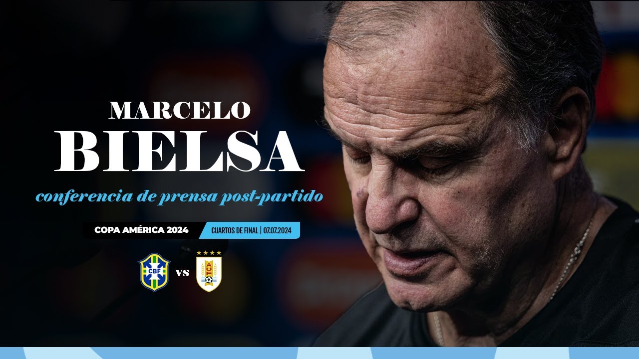 Conferencia de Prensa | Marcelo Bielsa | Uruguay 0 (4)-(2) 0 Brasil | CONMEBOL Copa América 2024